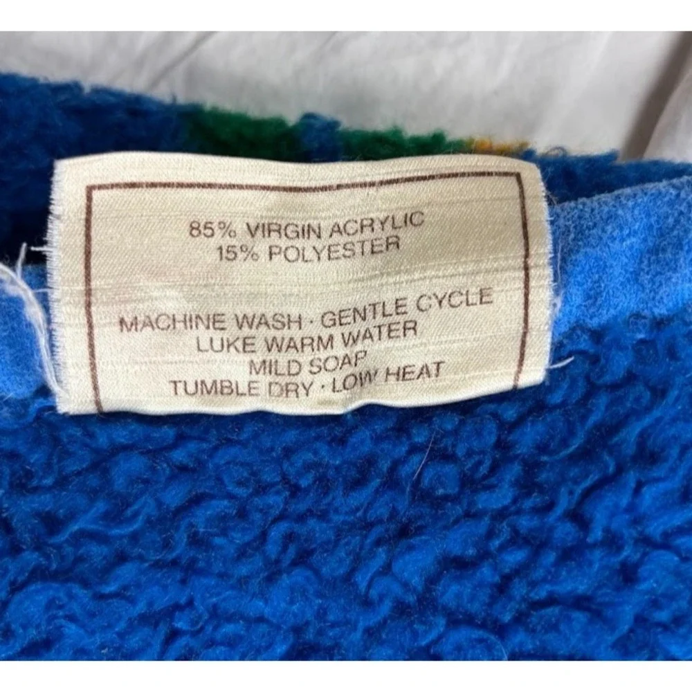 Biederlack Snowman Throw Blanket htf‎ Virgin Acrylic 50x70 Soft Germany Holiday
